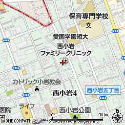 東京都江戸川区西小岩4丁目10-14周辺の地図