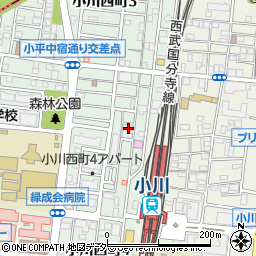 福福 小平小川店周辺の地図