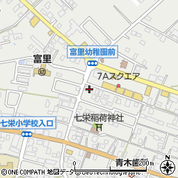 千葉県富里市七栄447-4周辺の地図