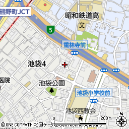 東京都豊島区池袋4丁目33-1周辺の地図