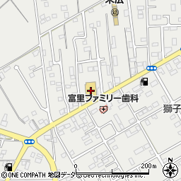 千葉県富里市七栄882-1周辺の地図