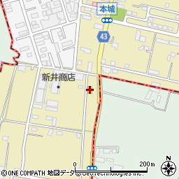 ファミリーマート成田本城店周辺の地図