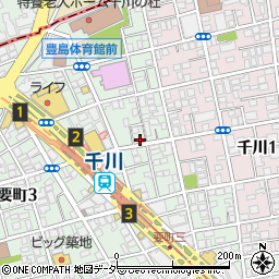 東京都豊島区要町3丁目43-1周辺の地図