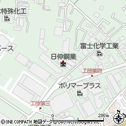 日伸鋼業株式会社周辺の地図