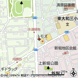 東京都東大和市清原4丁目10-15周辺の地図