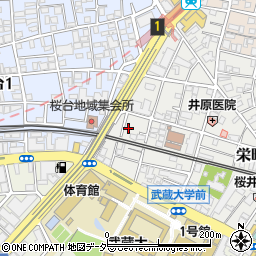 東京都練馬区栄町16周辺の地図