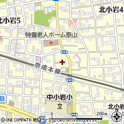 東京都江戸川区北小岩5丁目36周辺の地図