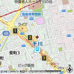 東京都豊島区要町3丁目44-18周辺の地図