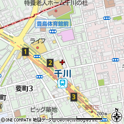 東京都豊島区要町3丁目44-18周辺の地図