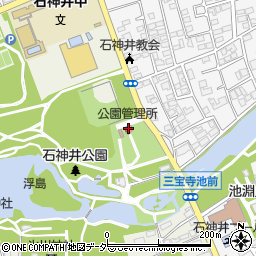 石神井公園管理所周辺の地図