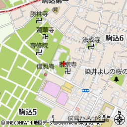 天理教東京教務支庁周辺の地図