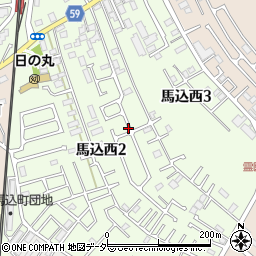 千葉県船橋市馬込西周辺の地図
