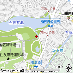 都立石神井公園トイレ６周辺の地図
