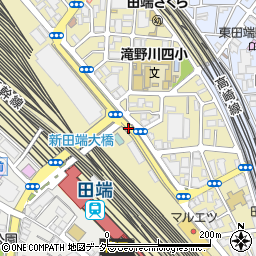 滝野川警察署東田端交番周辺の地図