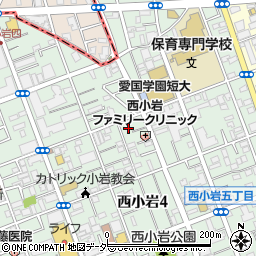 東京都江戸川区西小岩4丁目10-9周辺の地図