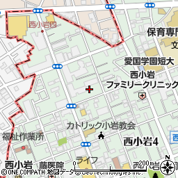 東京都江戸川区西小岩4丁目5-23周辺の地図