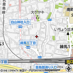 東京都練馬区練馬3丁目20-11周辺の地図