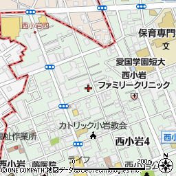 東京都江戸川区西小岩4丁目5-19周辺の地図