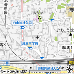 東京都練馬区練馬3丁目20-10周辺の地図