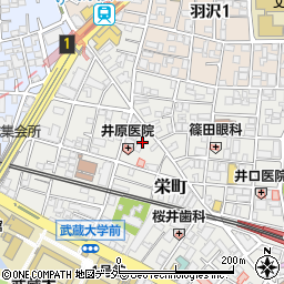 東京都練馬区栄町25周辺の地図