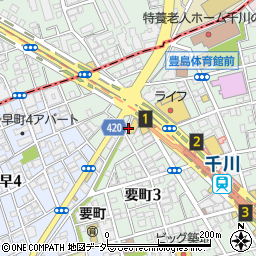 COCO’S 千川店周辺の地図