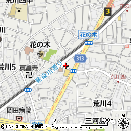 東京都荒川区荒川5丁目12-2周辺の地図