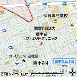 東京都江戸川区西小岩4丁目10-10周辺の地図