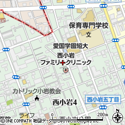 東京都江戸川区西小岩4丁目10-11周辺の地図