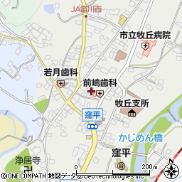 山梨県山梨市牧丘町窪平70周辺の地図