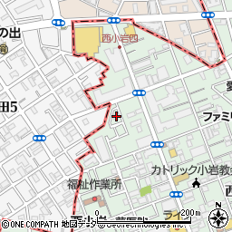 東京都江戸川区西小岩3丁目37-1周辺の地図