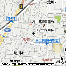 東京都荒川区荒川4丁目47周辺の地図