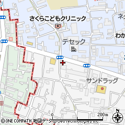 飯能信用金庫東大和支店周辺の地図