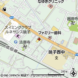 ダイハツ千葉販売銚子店周辺の地図