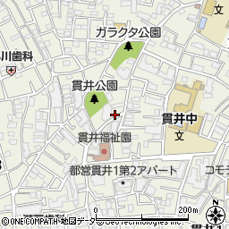 リパーク貫井４丁目駐車場周辺の地図