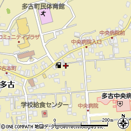 千葉県香取郡多古町多古280-3周辺の地図