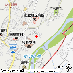 山梨県山梨市牧丘町窪平342-1周辺の地図