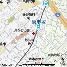 東京都豊島区西巣鴨2丁目32周辺の地図