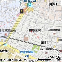東京都練馬区栄町21周辺の地図