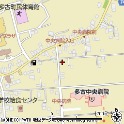 千葉県香取郡多古町多古284周辺の地図