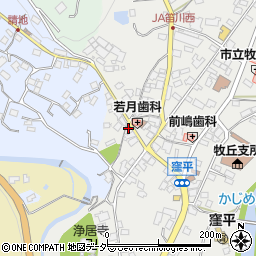 山梨県山梨市牧丘町窪平128周辺の地図