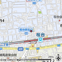 練馬桜台駅前Ｙ’ｓ歯科周辺の地図