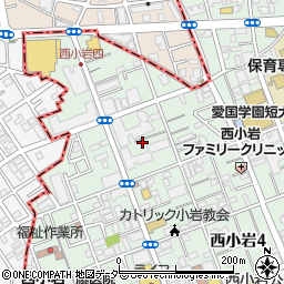 東京都江戸川区西小岩4丁目5周辺の地図