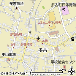 千葉県香取郡多古町多古2734周辺の地図