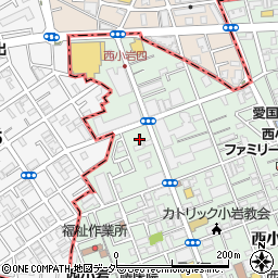 東京都江戸川区西小岩3丁目37-6周辺の地図