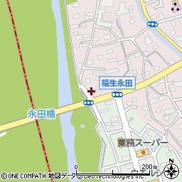 東京都福生市福生3224-1周辺の地図