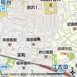 東京都練馬区栄町40周辺の地図