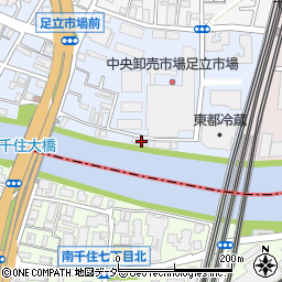 東京都足立区千住橋戸町73周辺の地図