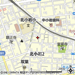 東京都江戸川区北小岩2丁目26周辺の地図