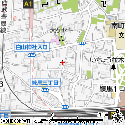 東京都練馬区練馬3丁目21-20周辺の地図