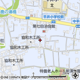 東京都西多摩郡日の出町平井周辺の地図